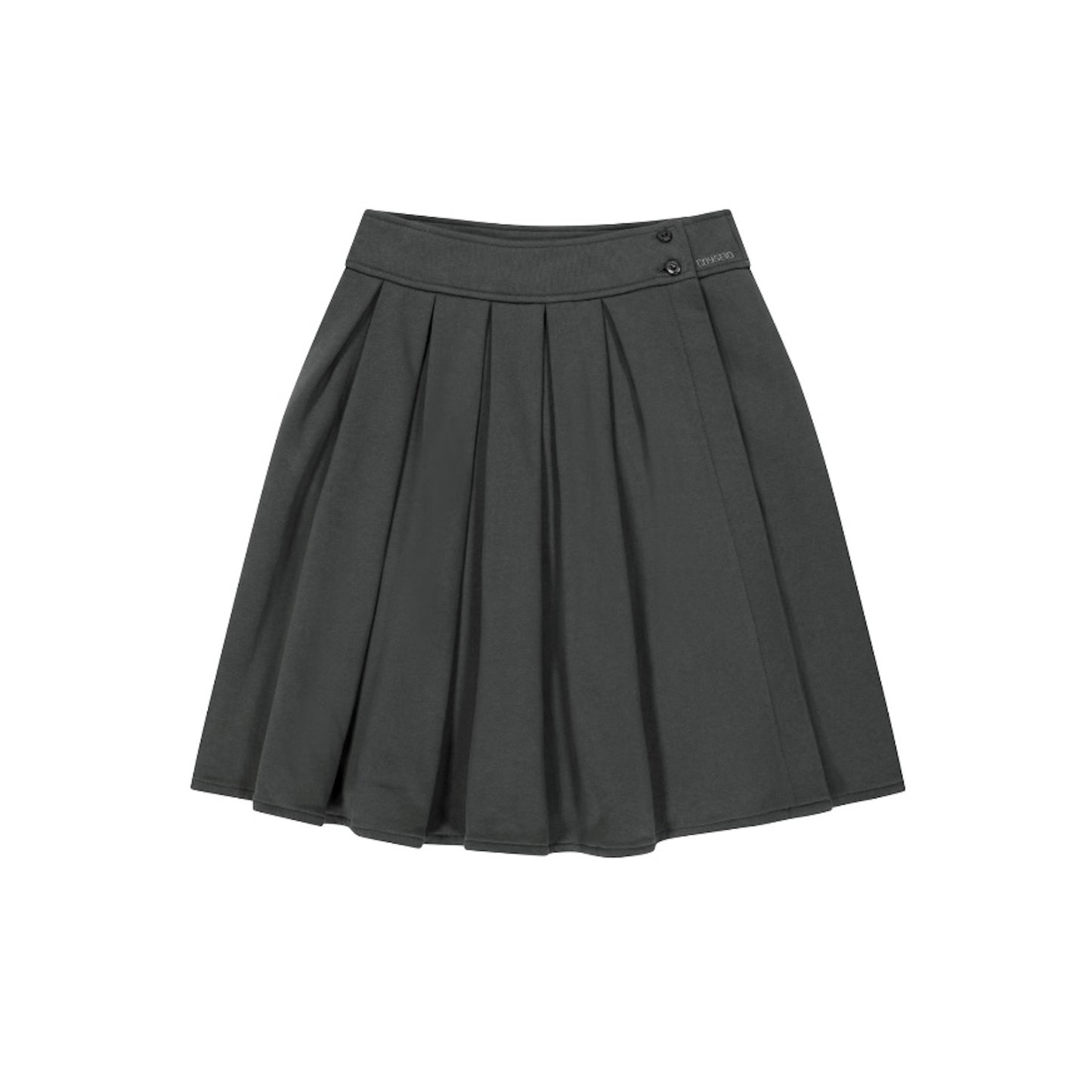 COZY SWEAT WRAP SKIRT / CHARCOAL / スウェットラップスカート