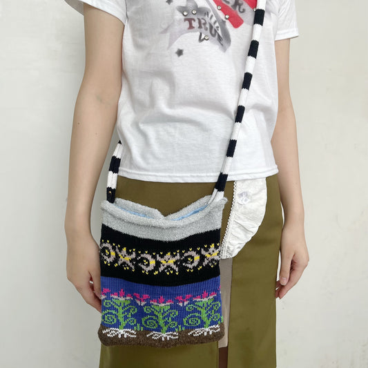 Whimsy bag / Multi / ニットポシェット
