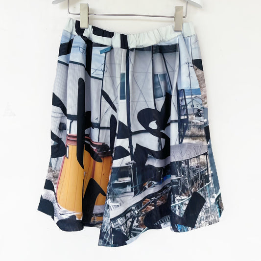 PRINT RIB WIDE SHORTS / TAGGING / プリントリブワイドショーツ