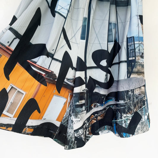 PRINT RIB WIDE SHORTS / TAGGING / プリントリブワイドショーツ