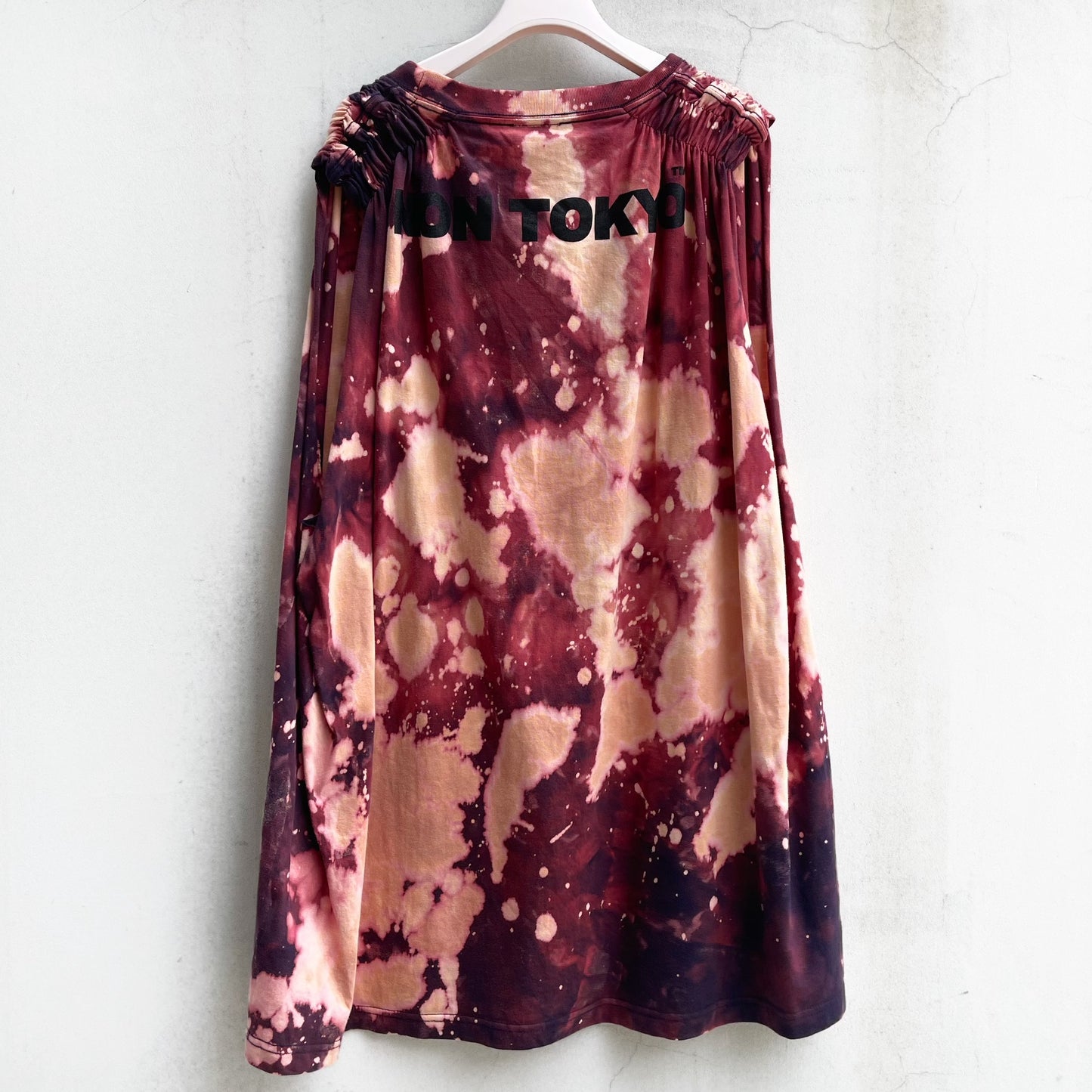 GATHER SLEEVE CUT & SEW / NAVY / ギャザー袖カットソー