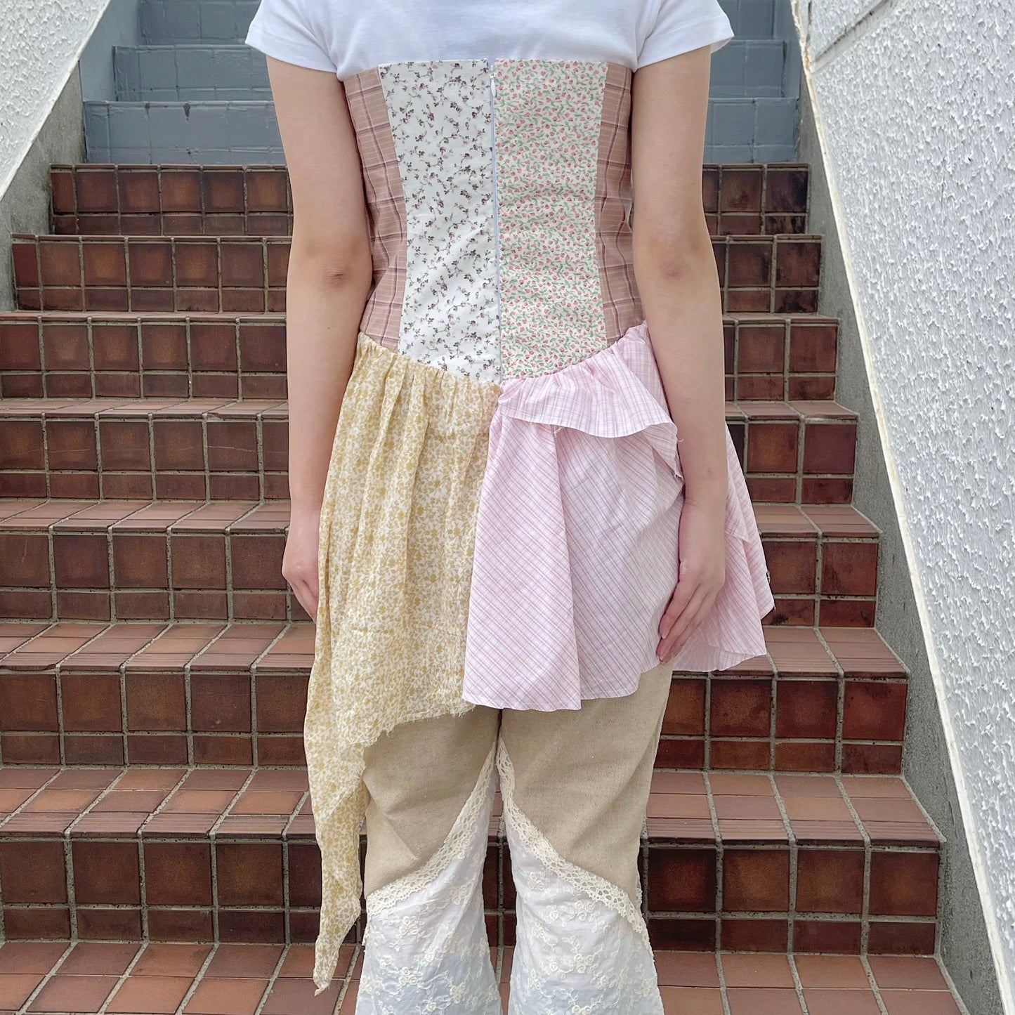 Corset dress / Pink Mix / コルセットドレス