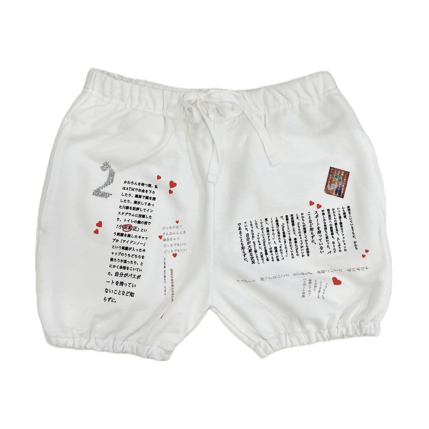 2・pants / プリントショートパンツ