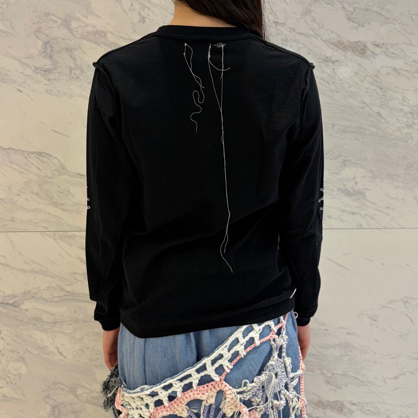 Harune collabolation Long Tshirt / Black / コラボレーションロングスリーブTシャツ