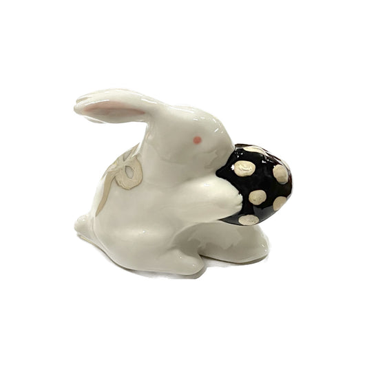 Mushroom&White little bunny / マッシュルーム&ホワイトリトルバニー / セラミック