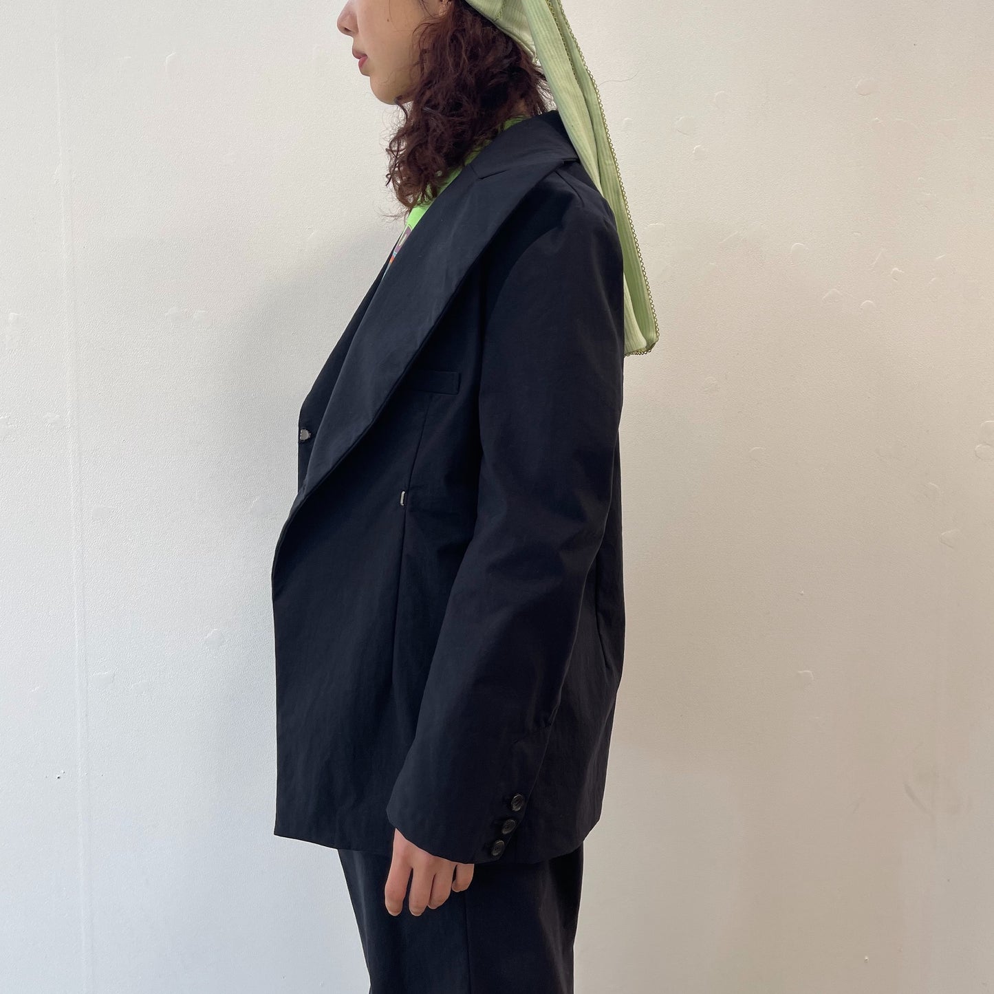 Ash peg jacket / ASH BLACK / アッシュブラックジャケット
