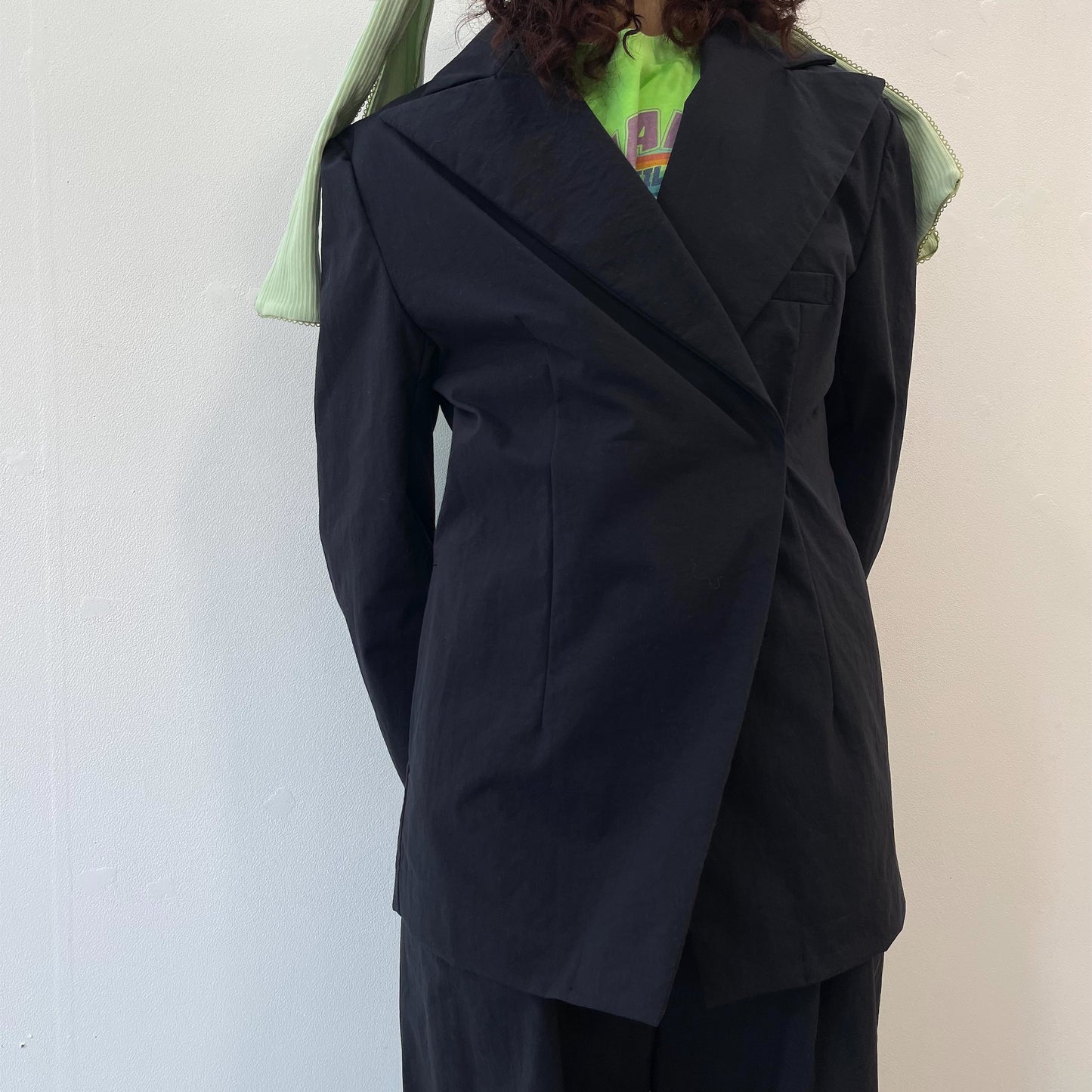Ash peg jacket / ASH BLACK / アッシュブラックジャケット