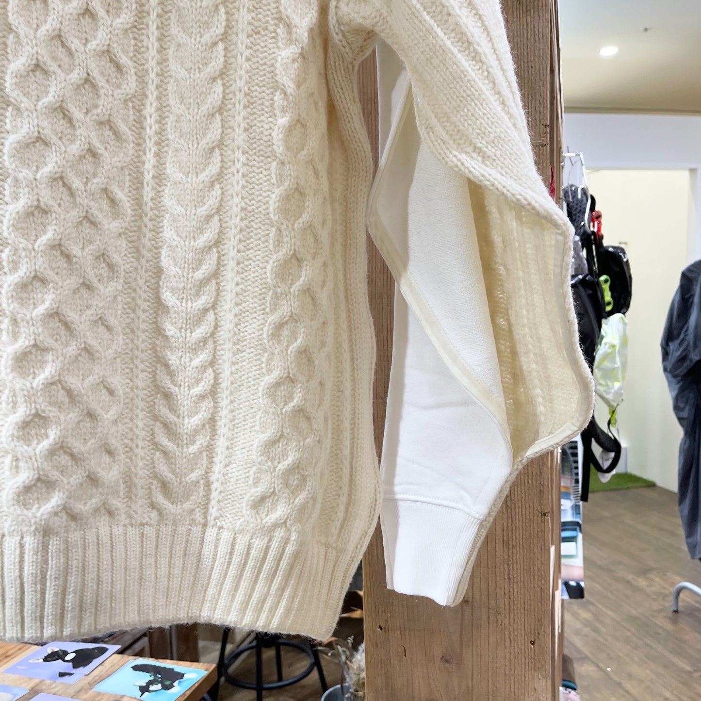 TWO-SIDED TOPS / WHITE MIX / 佐々木俊