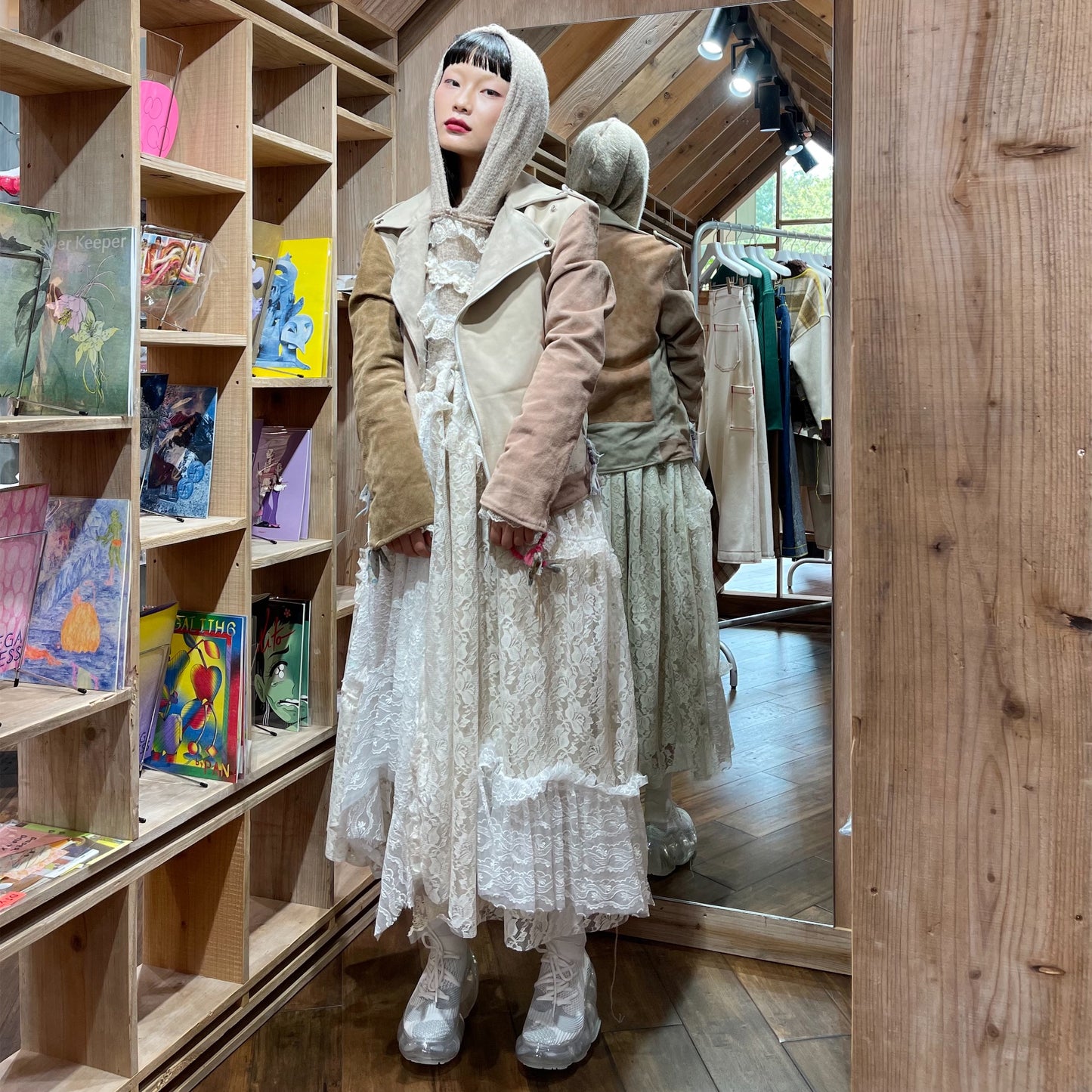 Leather Riders / brown / パッチワーク