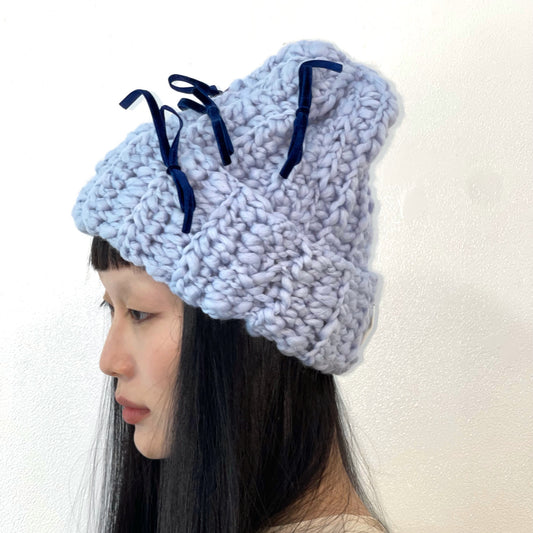 LONG RIBBON BEANIE / SORA / ロングリボンビーニー