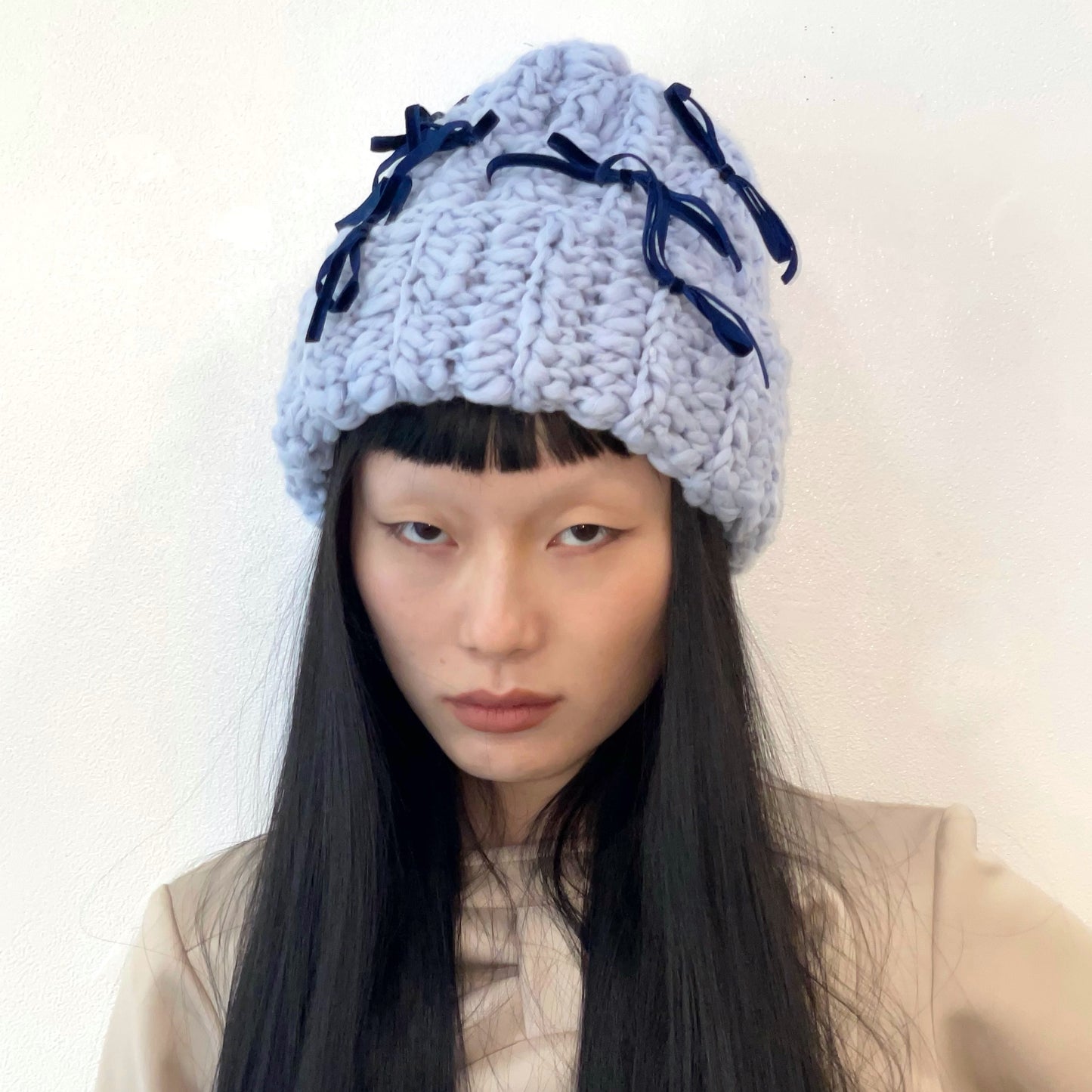 LONG RIBBON BEANIE / SORA / ロングリボンビーニー