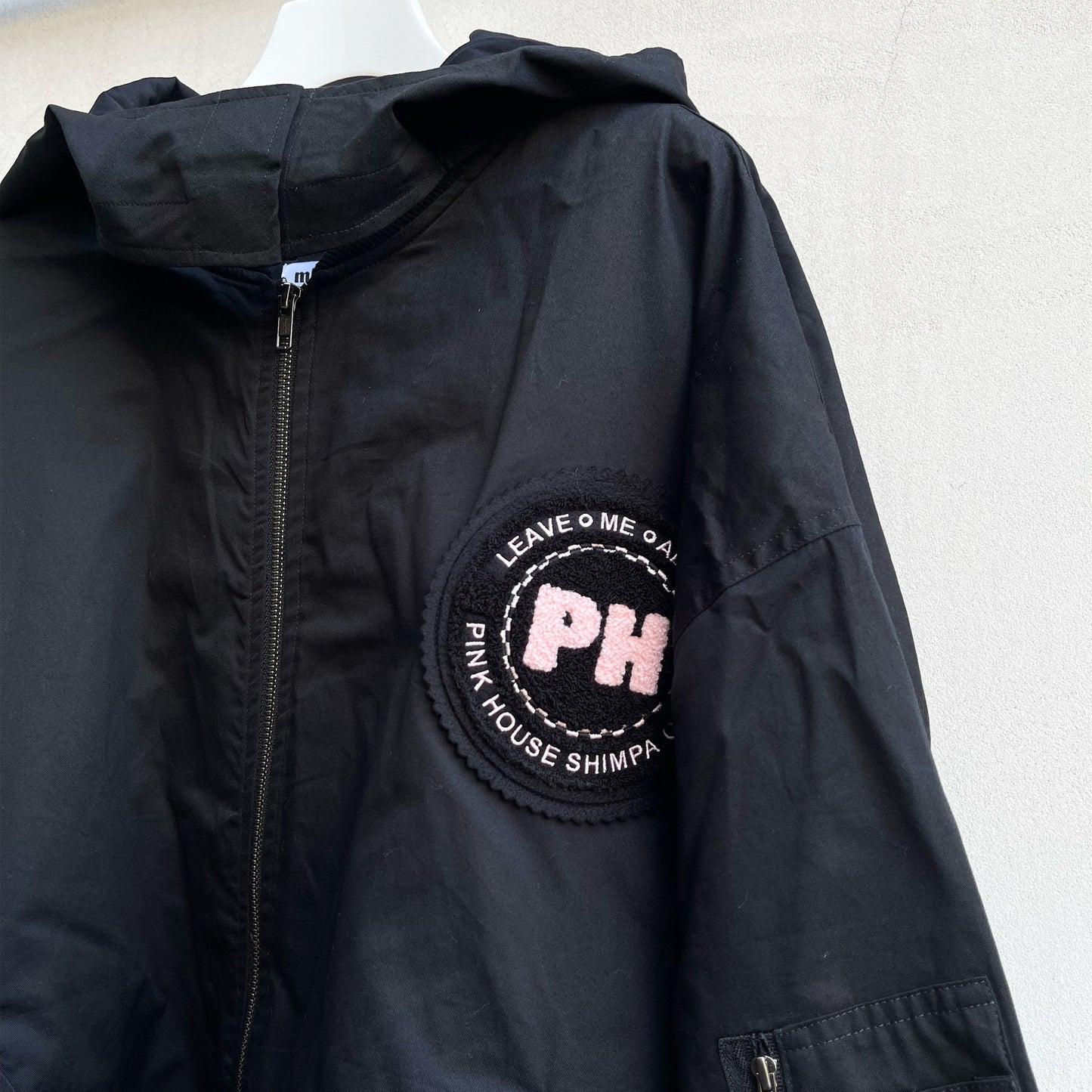 【MIKIOSAKABE×PINK HOUSE】4XL MA-1 / black / フードブルゾン