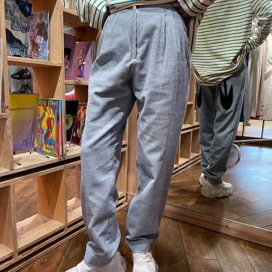 Tulips trousers / light blue / コーデュロイ