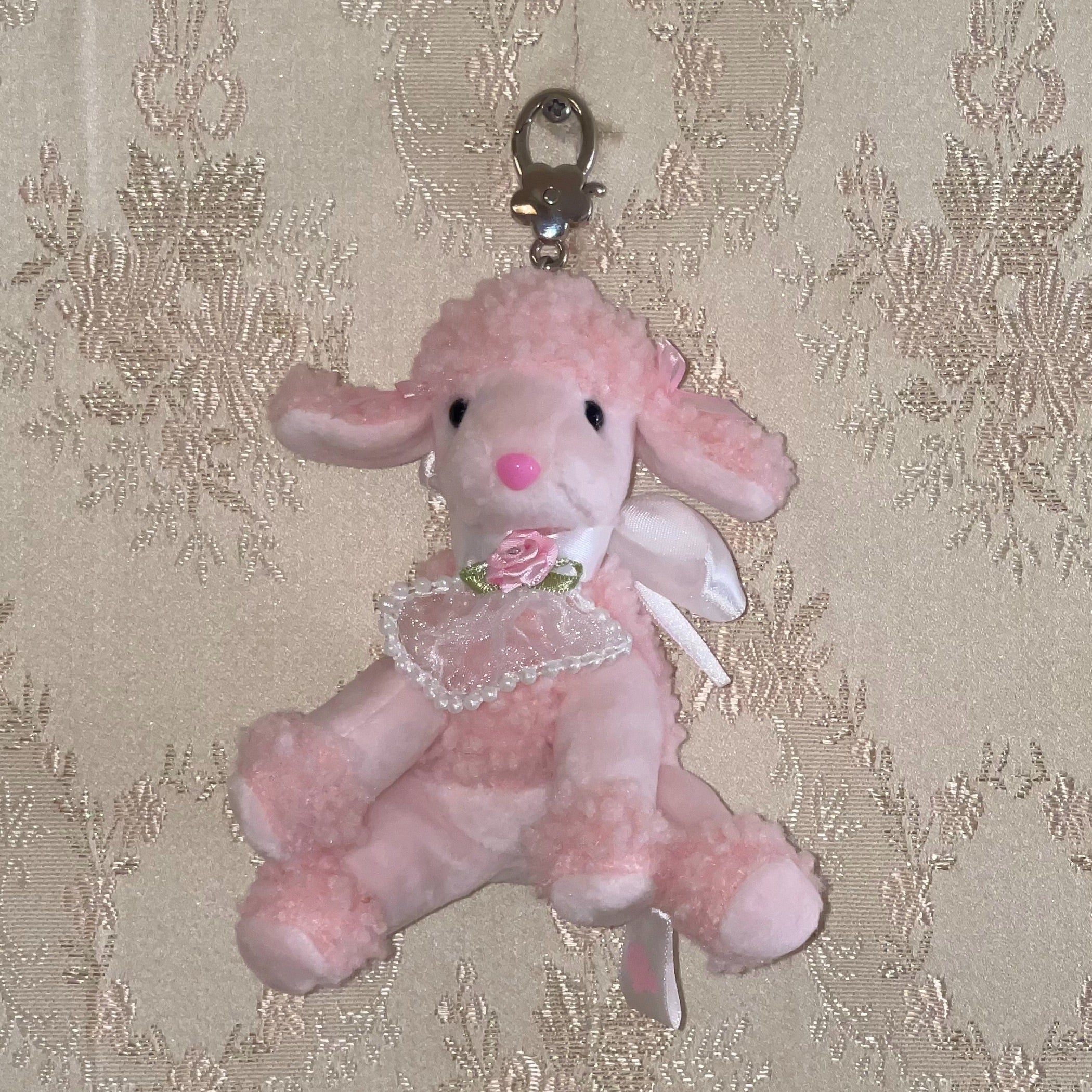 【SHEEP】 Poodle Key-Ring / Pink / プードルキーリング 小物雑貨 キーホルダー ピンク Pink Free