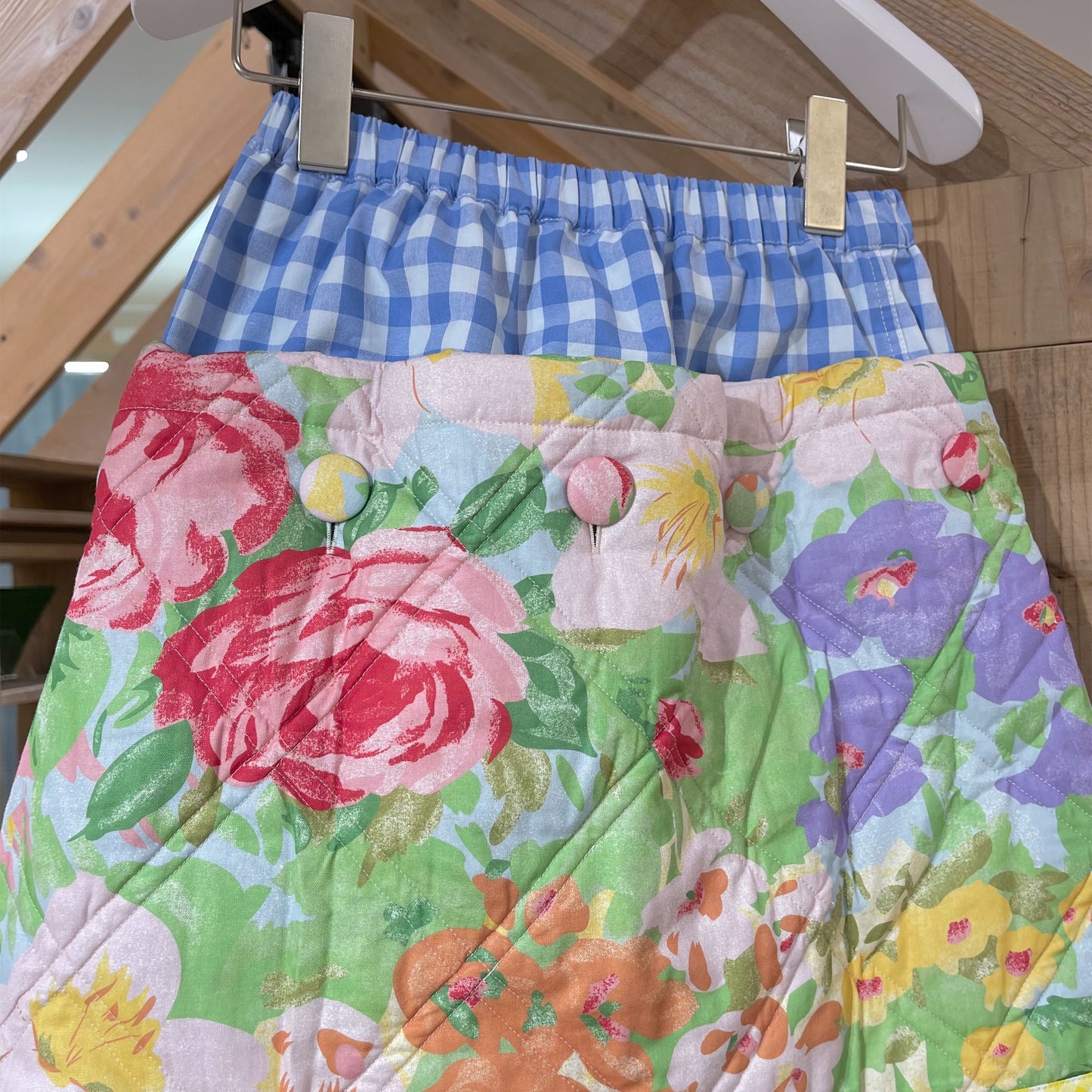 The Final Concealment 02 / Blue With Floral / ショートパンツ