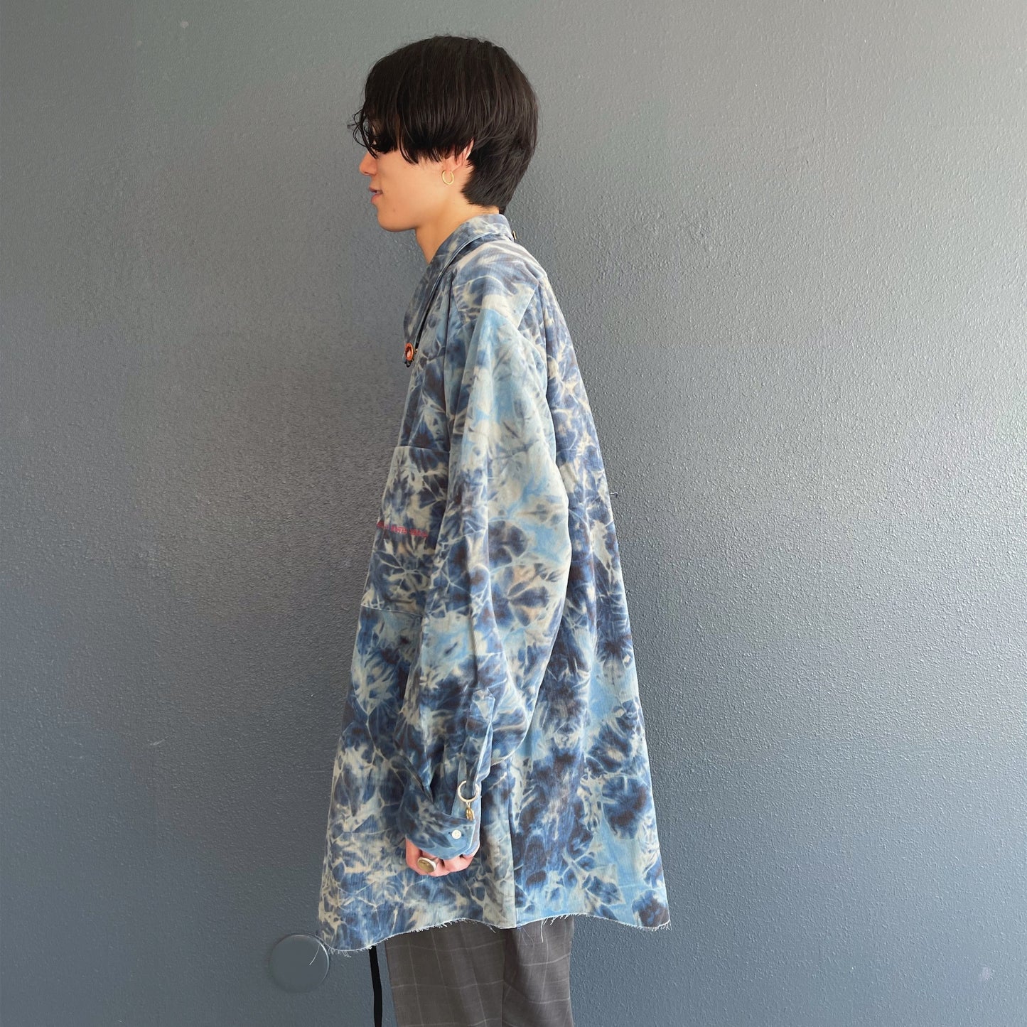 DECO CORD SJ / BLUE / ブリーチコーデュロイシャツジャケット