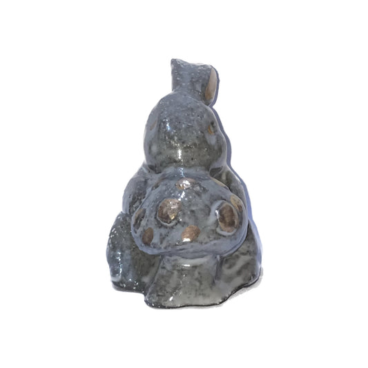 Mushroom&Pink little bunny / マッシュルーム&グレーリトルバニー / セラミック