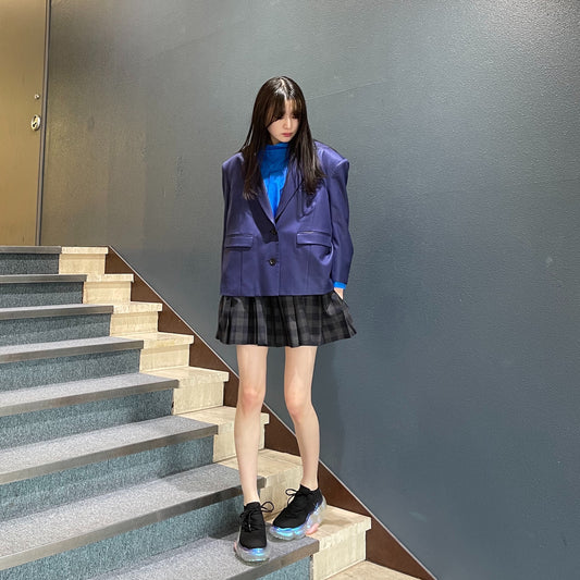 BASIC OK JACKET / NAVY / ドロップショルダージャケット