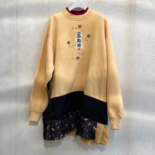 WIDE ONE-PIECE / YELLOW / リメイクワンピース / SHEEPコラボレーション
