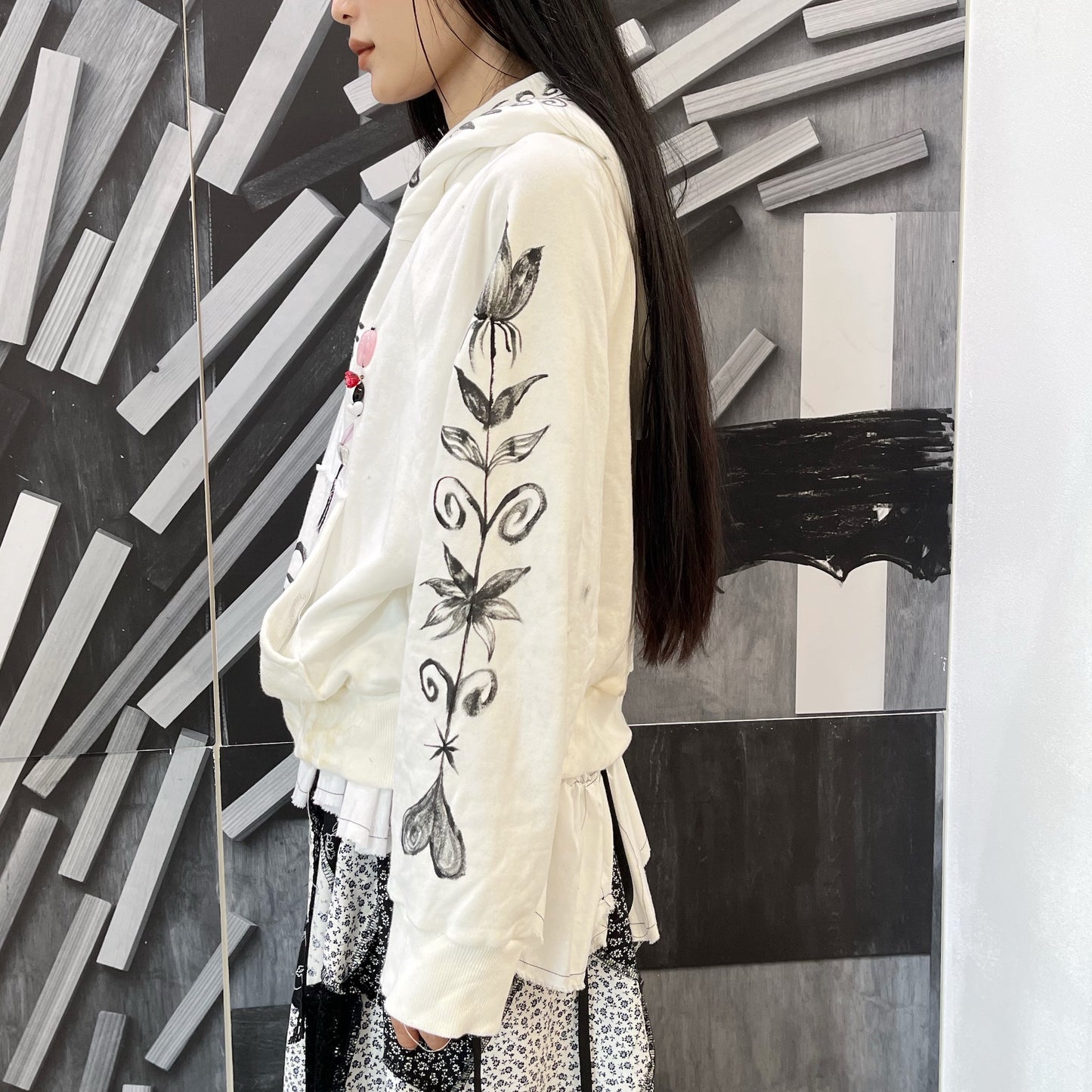 Harune Hoodie / White / haruneコラボレーションフーディー