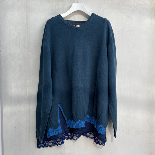 LACE KNIT / リメイクレースニット