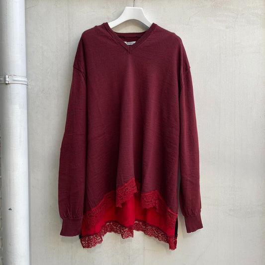 LACE KNIT / リメイクレースニット