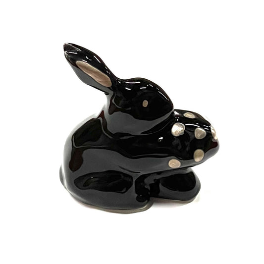 Mushroom&Black little bunny / マッシュルーム&ブラックリトルバニー / セラミック