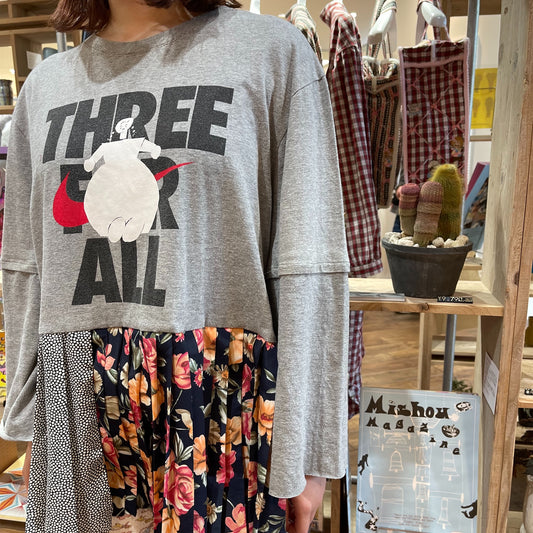 PLEATS TOPS / killdisco / プリントトップ