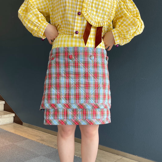 The Final Concealment 01 / Yellow With Tartan / ショートパンツ