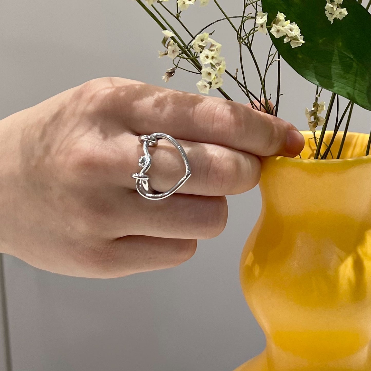 heart ring / silver / ハートリング