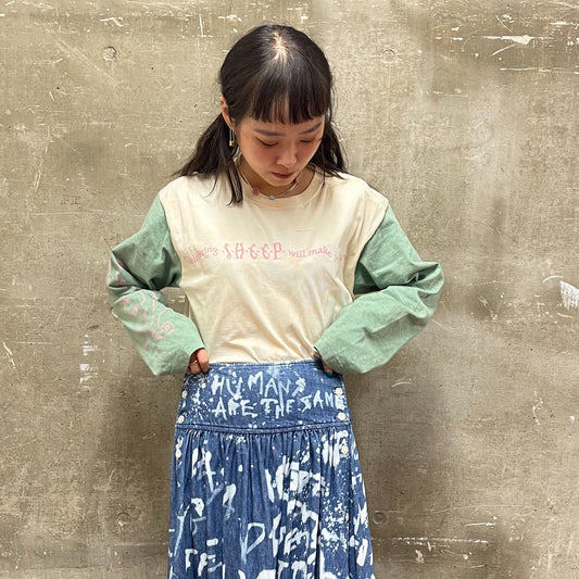 LONG SLEEVE T-shirts / リメイクTシャツ