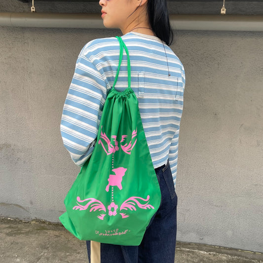 【SHEEP SOUVENIR】Sheep at play knapsack / green / ナップサック