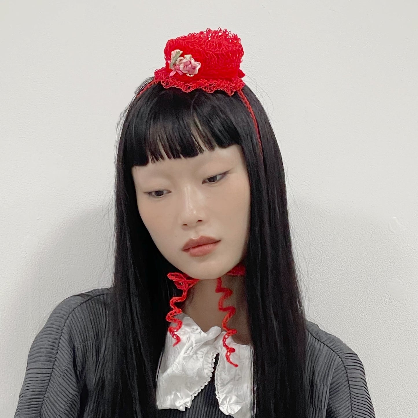 MINI KNIT HAT / RED / ミニニットハット
