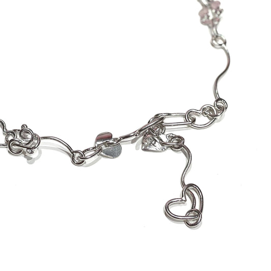 o.watery / heart chain necklace / silver / ハート
