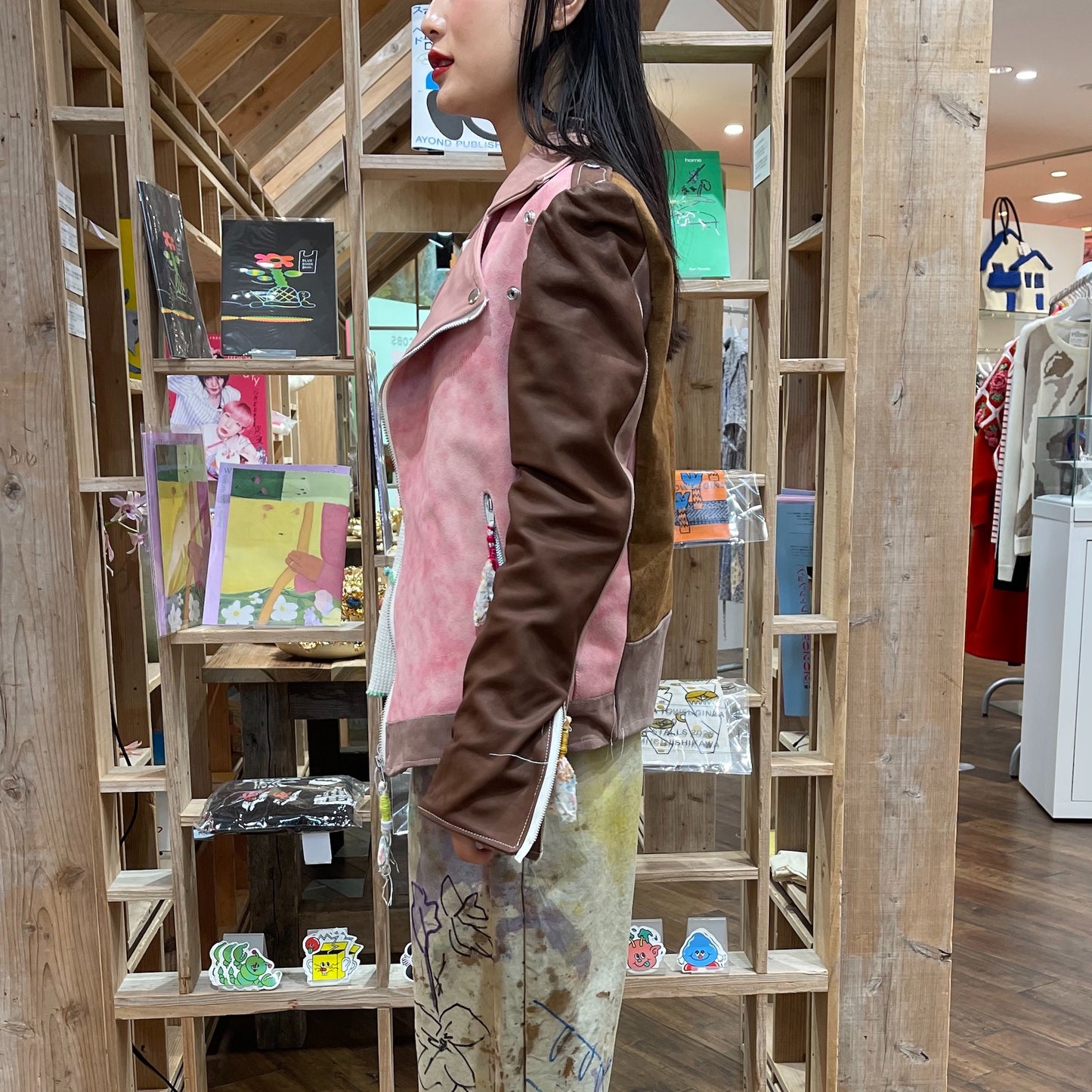 Leather Riders / brown / パッチワーク