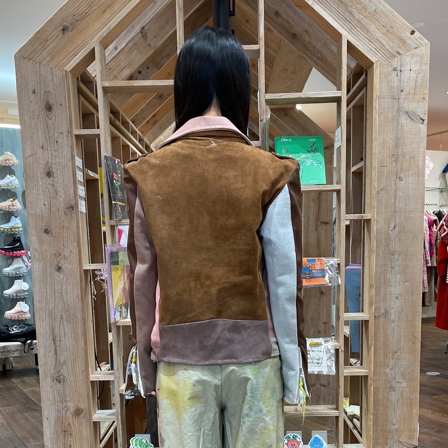 Leather Riders / brown / パッチワーク