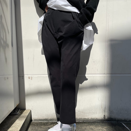 Frill long worker pants / タイトスラックス