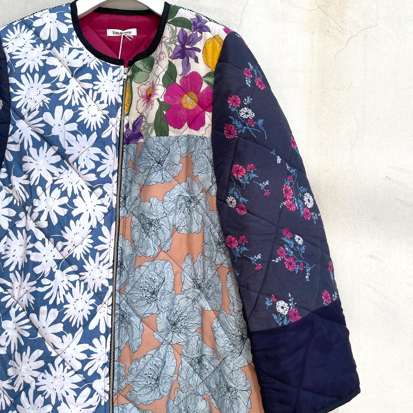 QUILTING ZIP UP ONE-PIECE / used remake / ジップアップワンピース / アウター
