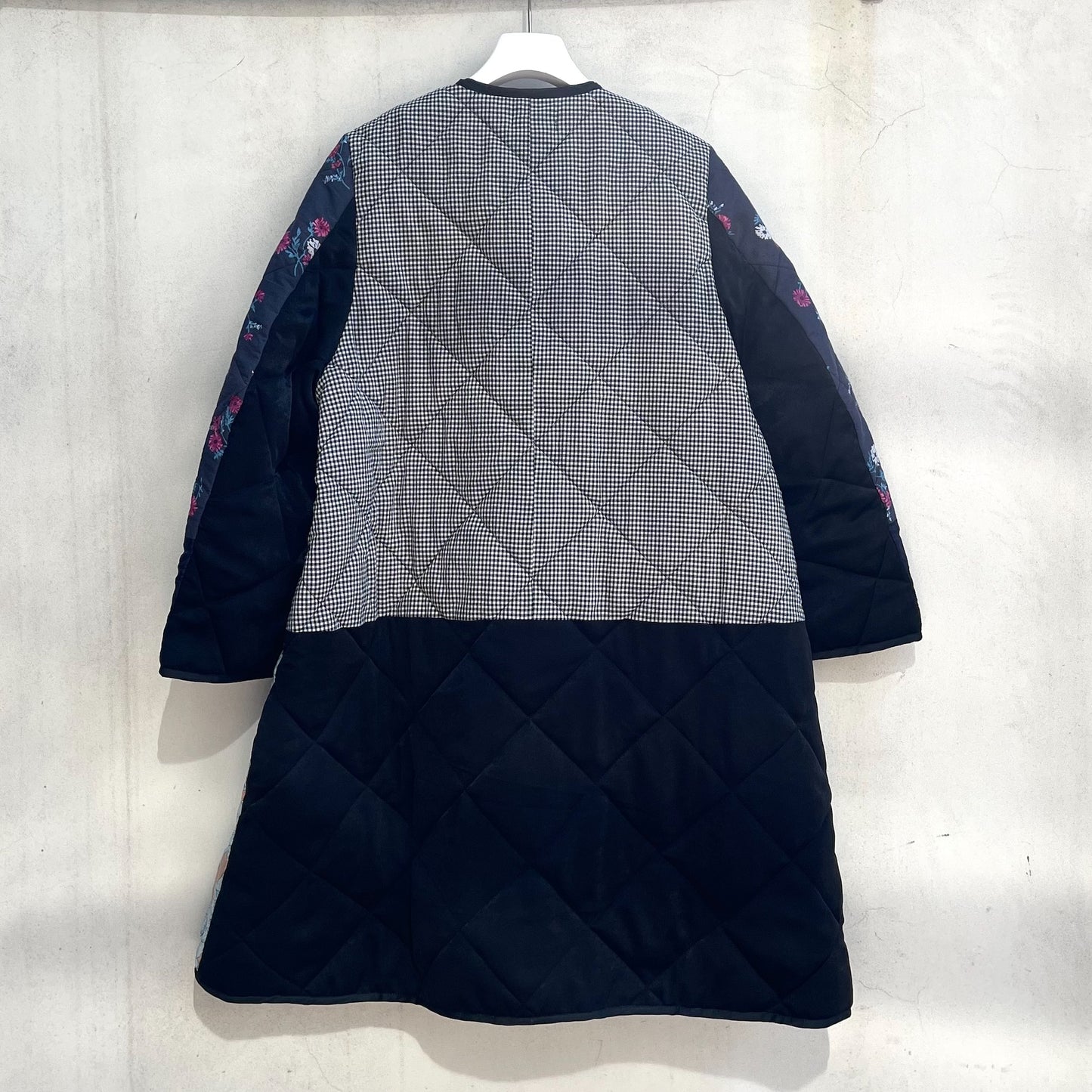 QUILTING ZIP UP ONE-PIECE / used remake / ジップアップワンピース / アウター