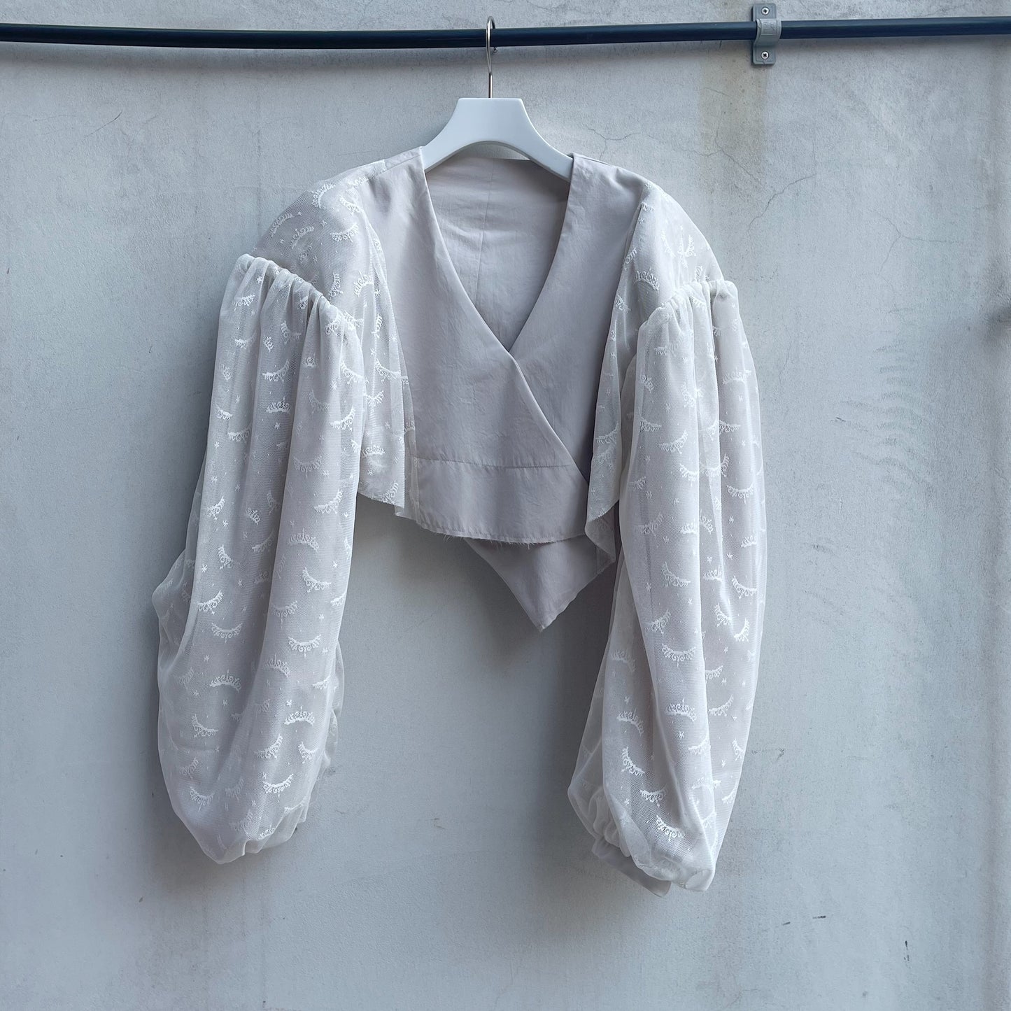 asymmetry jacket / beige / 2WAYジャケット