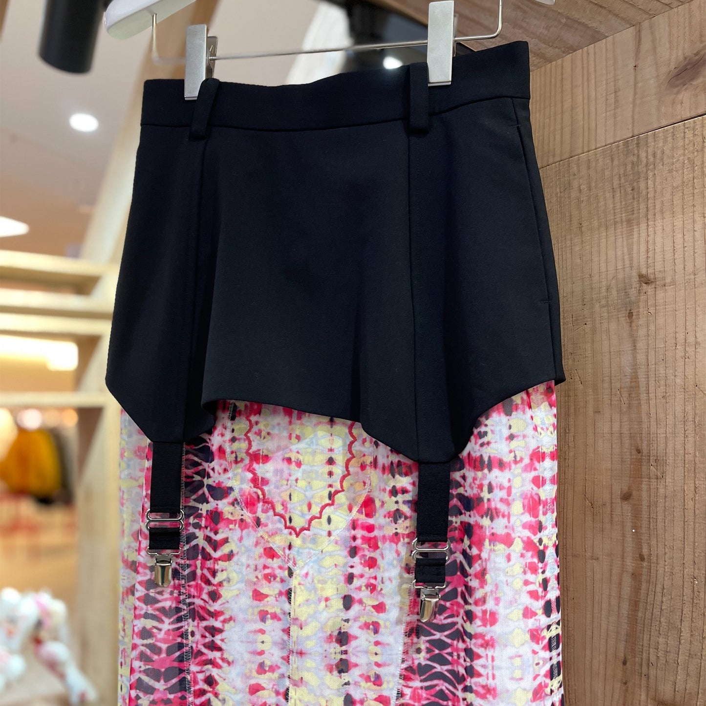 skirt under the skirt / pink / グラフィックスカート