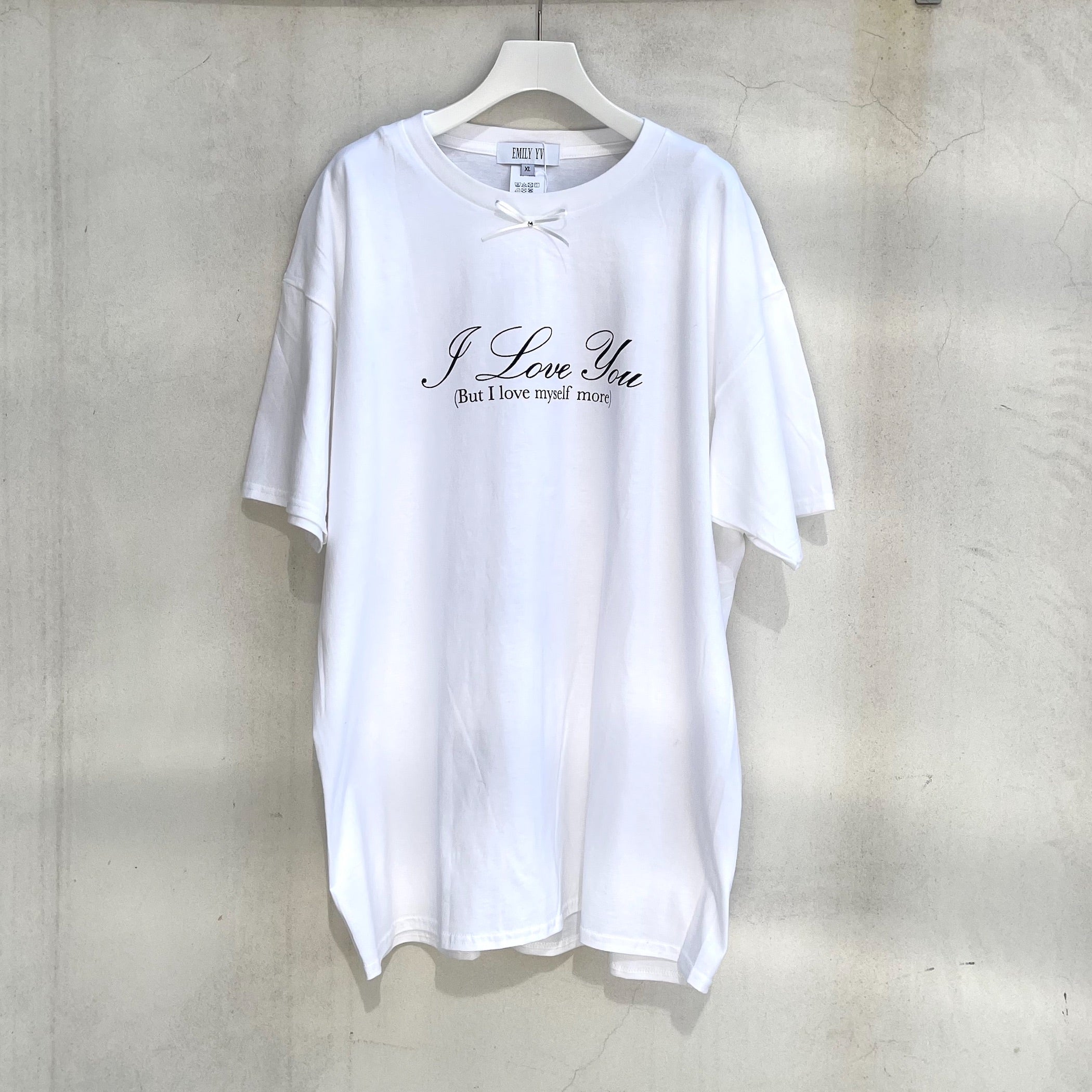 I love you T-shirts / White / レタリングTシャツ | シープ / SHEEP