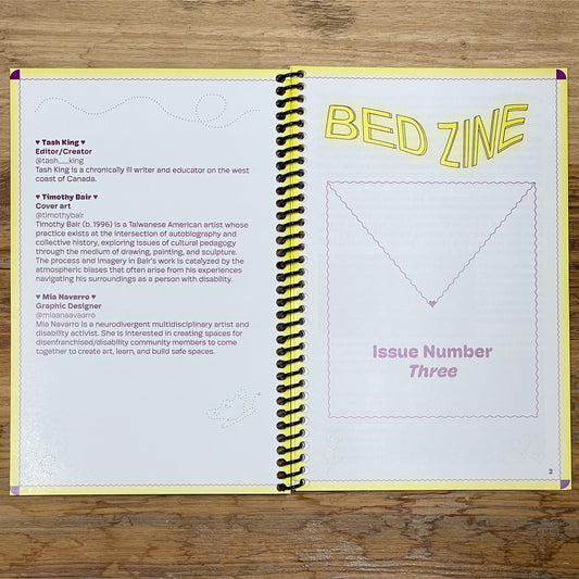 Bed Zine Issue Three / Tash King