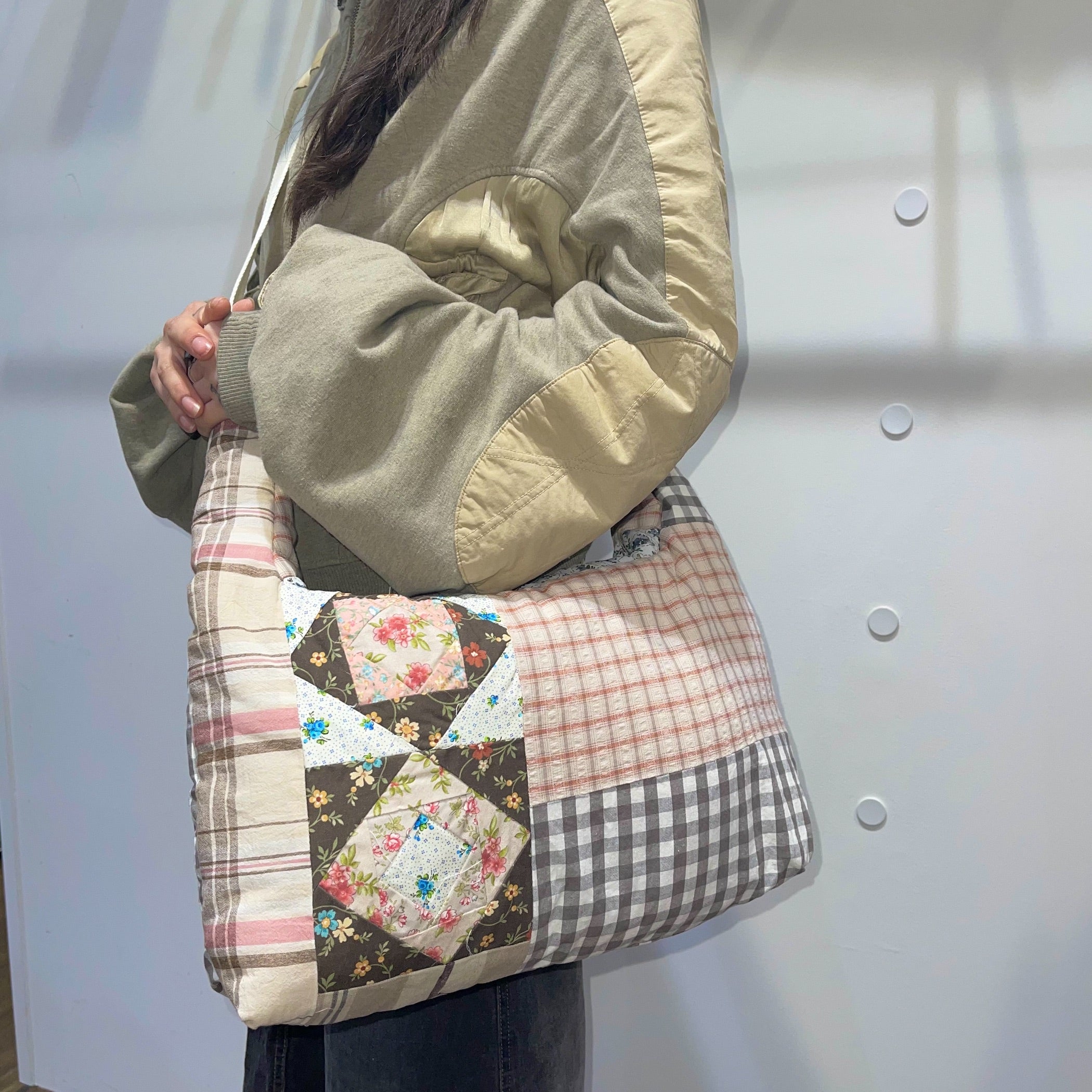 Patchwork bag / mix / パッチワークショルダーバッグ | シープ / SHEEP | yushokobayashi