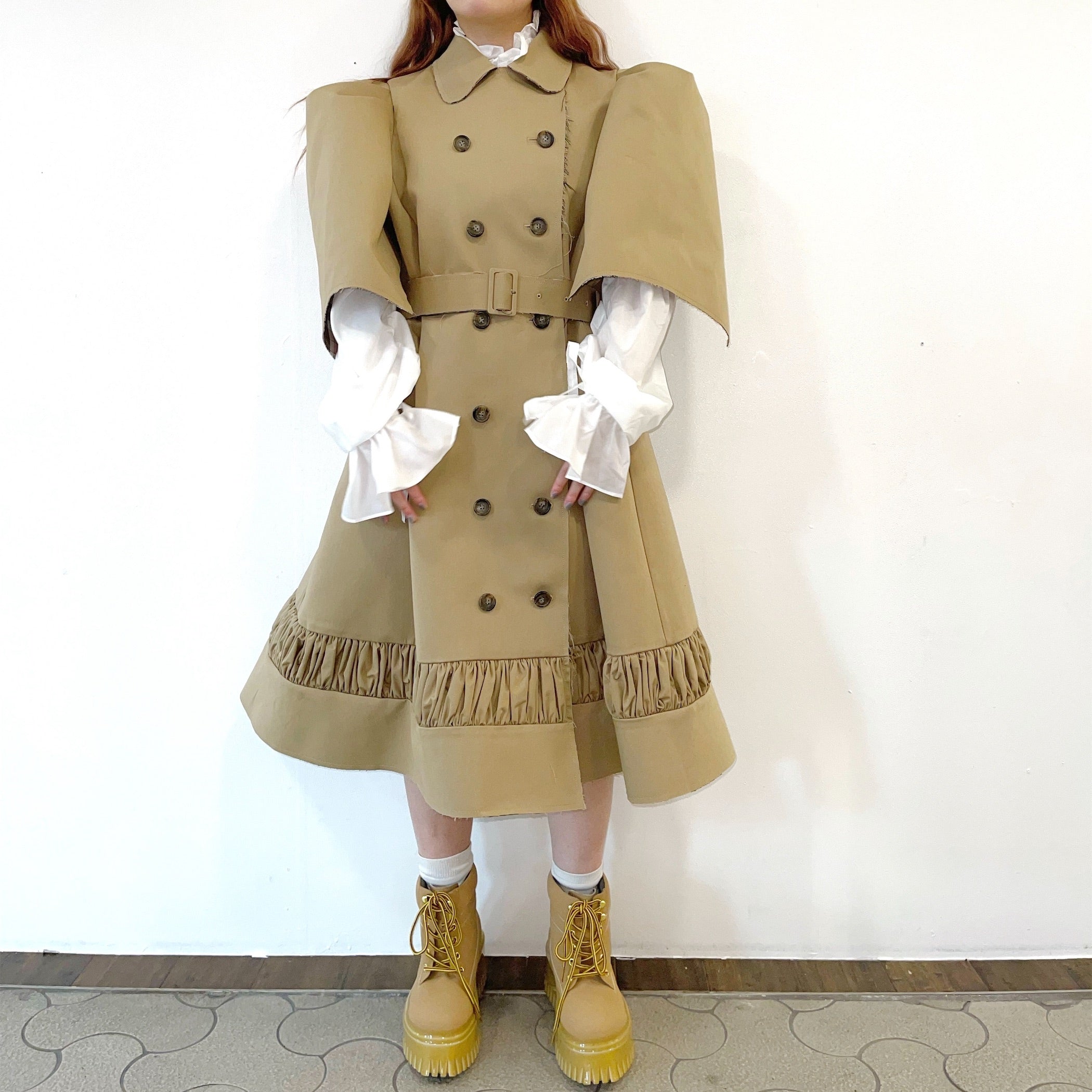 BONDING TRENCH COAT / BEIGE / ボンディングトレンチコート | シープ