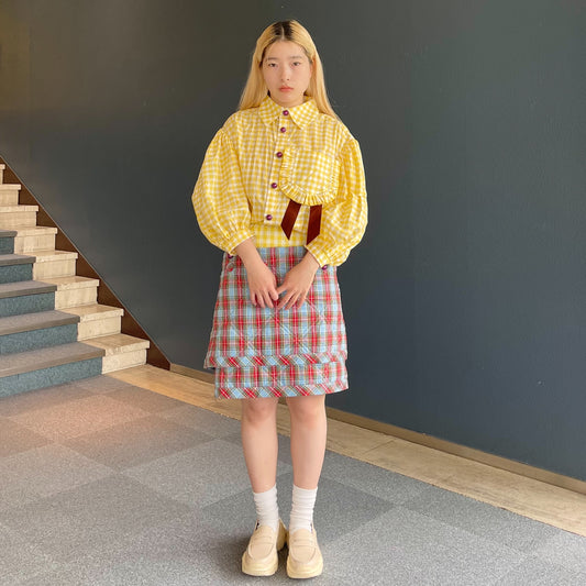 Scorpio Shirt / Beige / パフスリーブシャツ