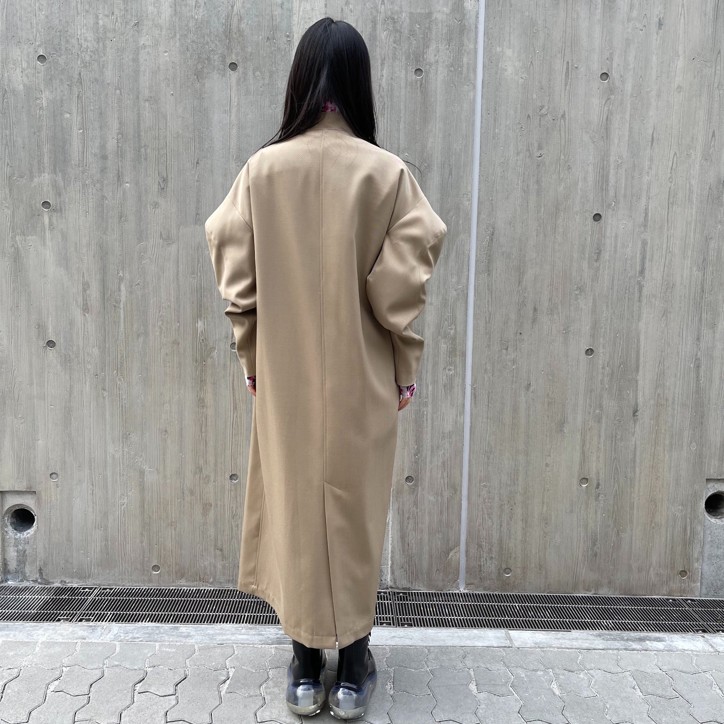 neuter coat / beige / トレンチコート
