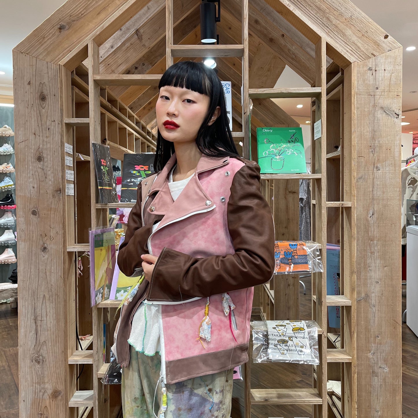 Leather Riders / brown / パッチワーク