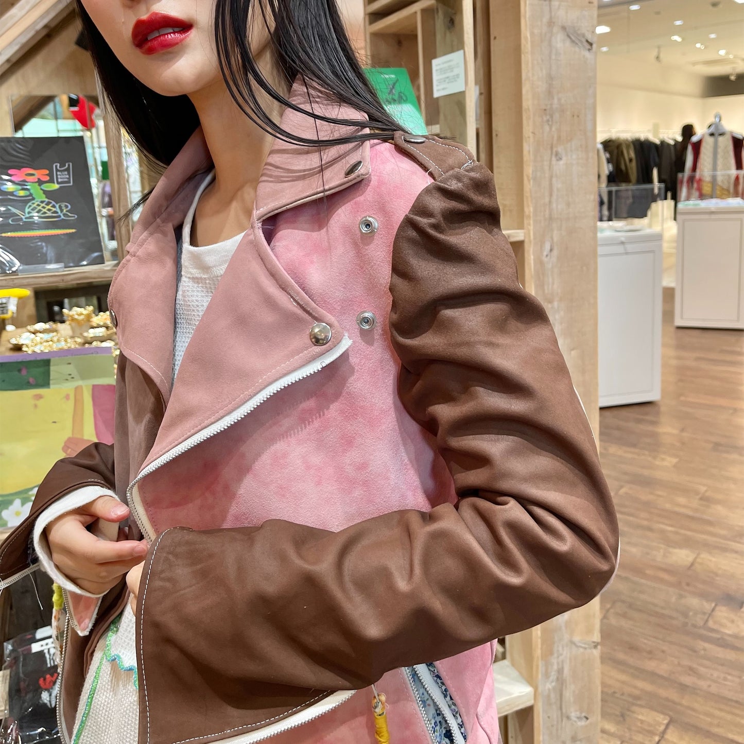 Leather Riders / brown / パッチワーク