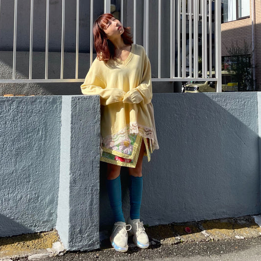 The Final Concealment 02 / Blue With Floral / ショートパンツ